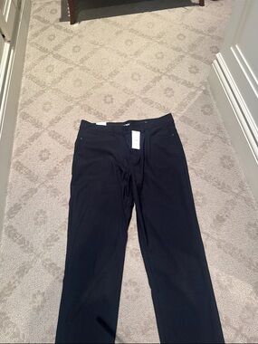 DKNY Black Straight-Leg Dress Pants